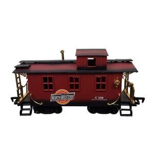 Vintage 1986 New Bright Chicago Northwestern Caboose Train Car G Scale